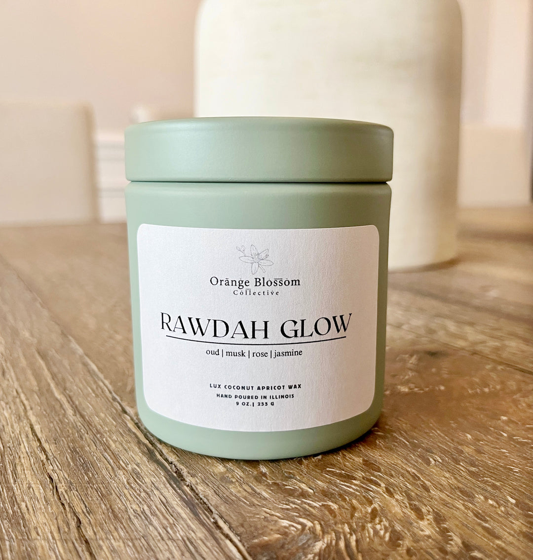 Rawdah Glow candle