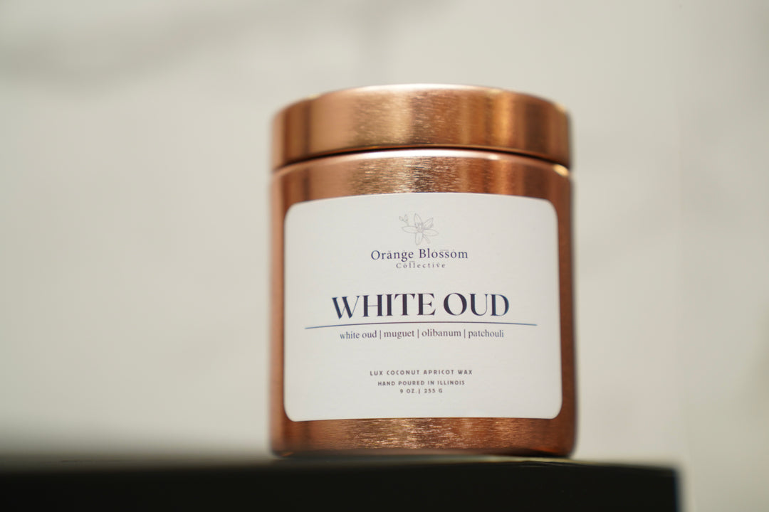 White Oud candle