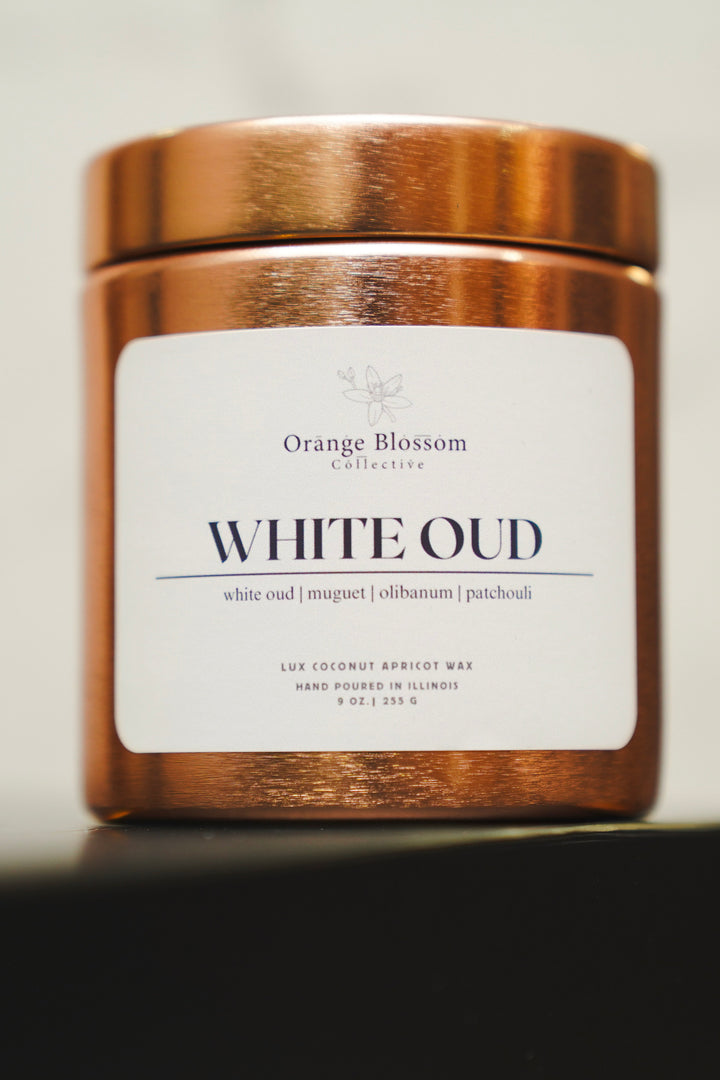 White Oud candle