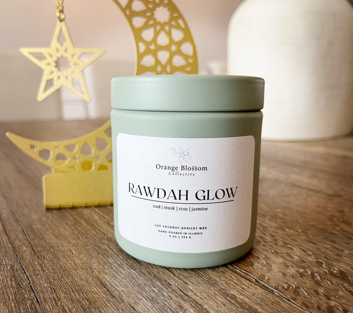 Rawdah Glow candle